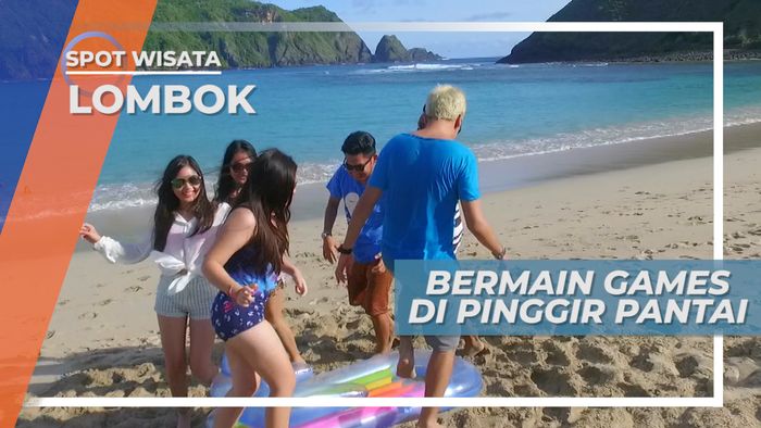 Permainan Pantai yang Seru dan Penuh Tawa, Lombok