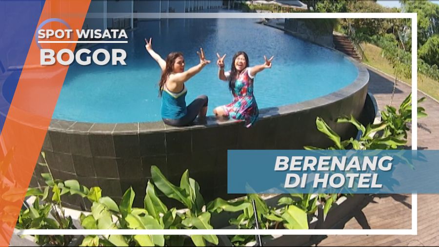 Dingin-dingin Segar, Berenang di Kolam Renang Penginapan, Bogor