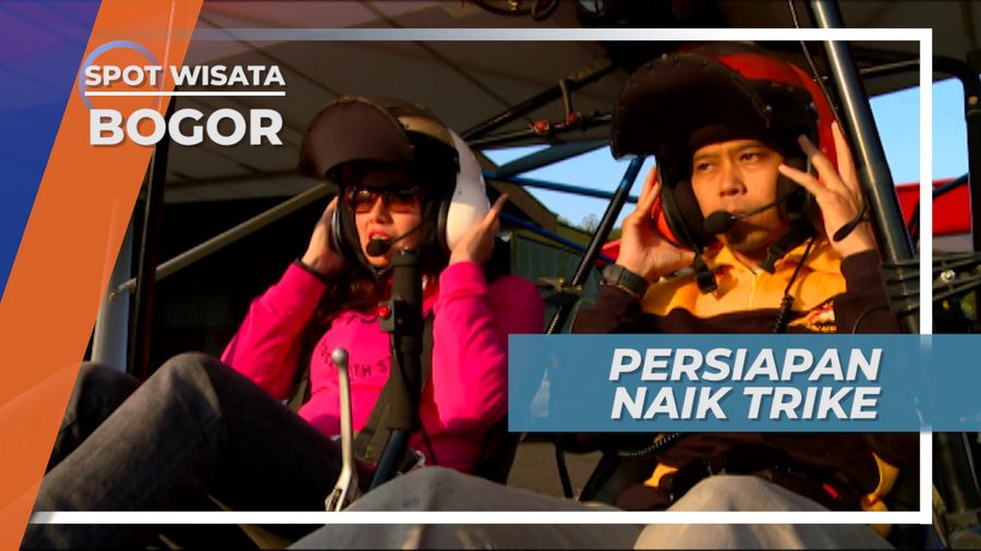 Kenakan Helm dan Sabuk Pengaman, Persiapan Naik Trike, Bogor