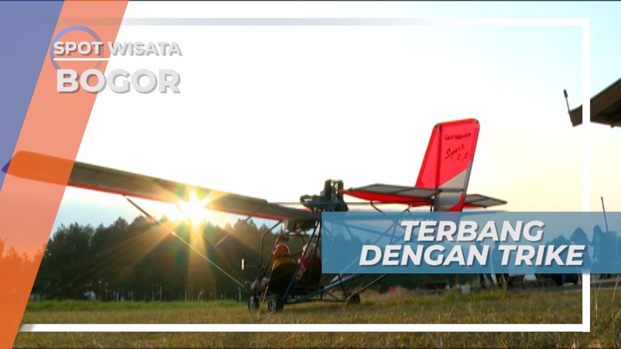 Lepas Landas Menuju Awan, Serunya Terbang Dengan Trike, Bogor