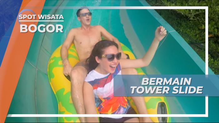 Pacu Adrenalin, Meluncur Seru dari Tower Slide, Bogor