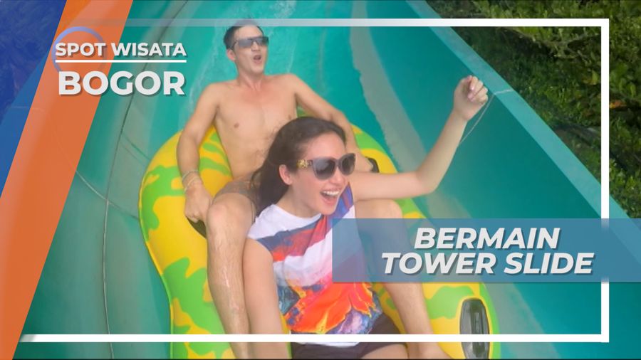 Pacu Adrenalin, Meluncur Seru dari Tower Slide, Bogor