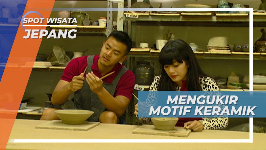 Berkreasi Membuat Motif Ukiran Keramik Khas Jepang