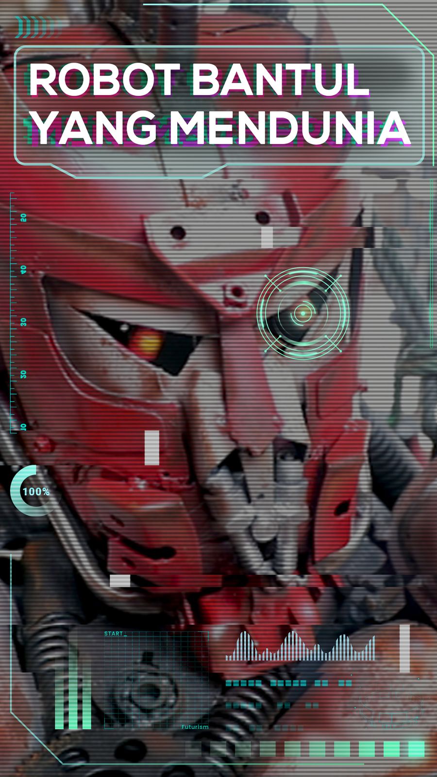 Robot dari Motor Rongsok Buatan Orang Bantul