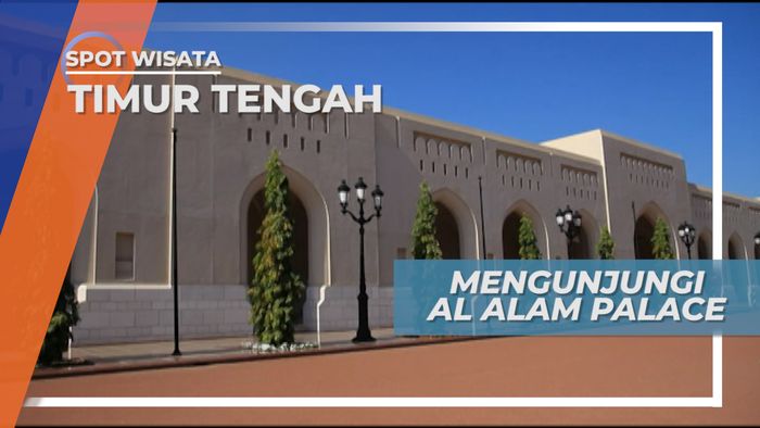 Mengunjungi Al Alam Palace Muscat, Istana Indah Kesultanan Oman Timur Tengah