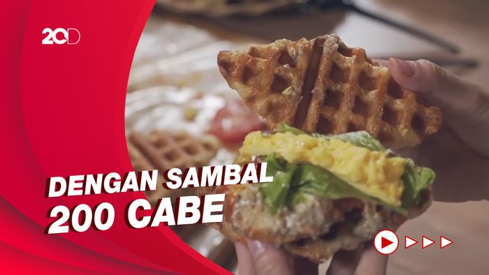 Bikin Laper: Mencoba Croffle Geprek dan Ayam Blenger