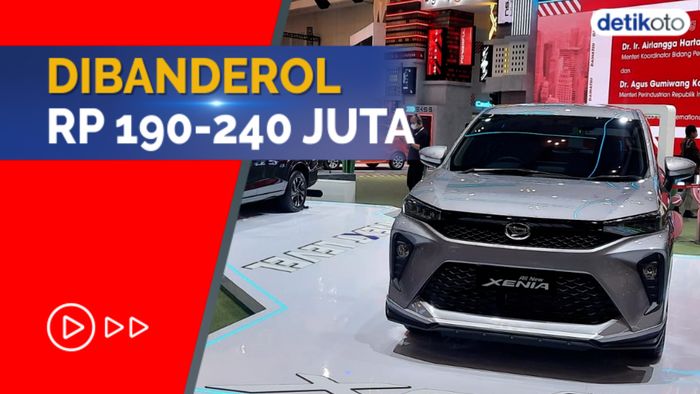 Elegan! Begini Wujud Daihatsu All New Xenia di GIIAS 2021
