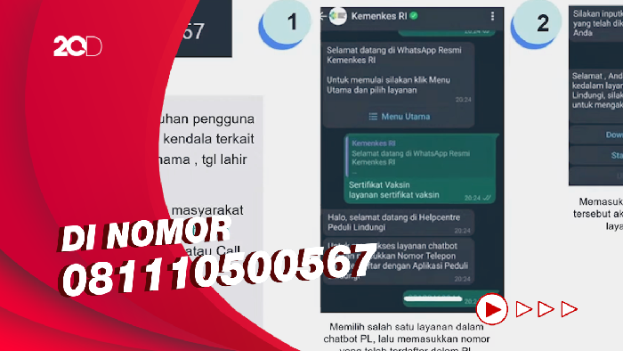 Kemenkes Luncurkan Chatbot WhatsApp PeduliLindungi