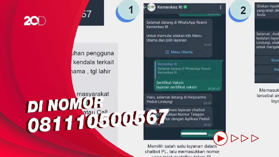 Kemenkes Luncurkan Chatbot WhatsApp PeduliLindungi