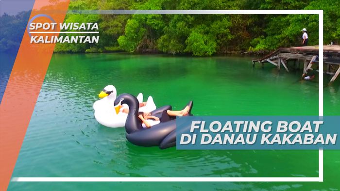 Menikmati Ketenangan Danau Kakaban Dari Atas Floating Bubble, Kalimantan Timur