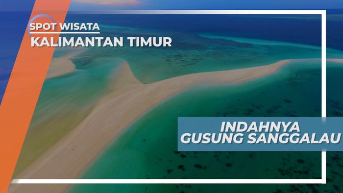 Gusung Sanggalau, Gugusan Pasir Berpenampang Indah di Laut Derawan Kalimantan Timur
