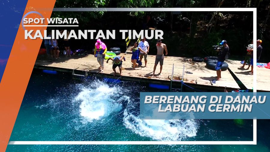 Danau Labuan Cermin, Berenang di Beningnya Air di Berau Kalimantan Timur 