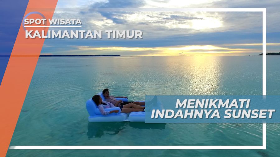 Terjebak Air Surut Hingga Senja, Saat Terindah antara Kakaban dan Maratua Kalimantan Timur 