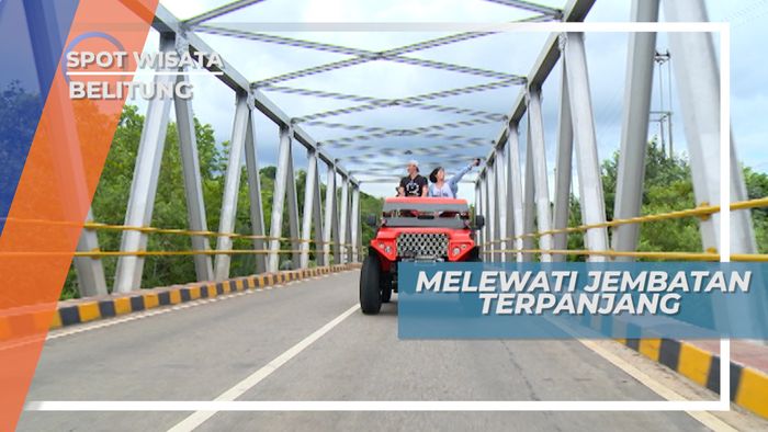 Jembatan Pilang, Jembatan Terpanjang di Belitung yang Berdiri di Atas Sungai Cerucuk