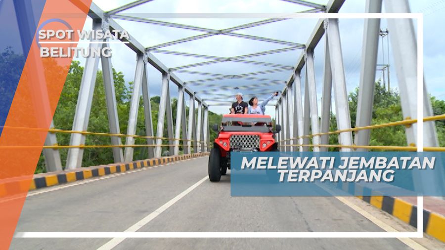 Jembatan Pilang, Jembatan Terpanjang di Belitung yang Berdiri di Atas Sungai Cerucuk