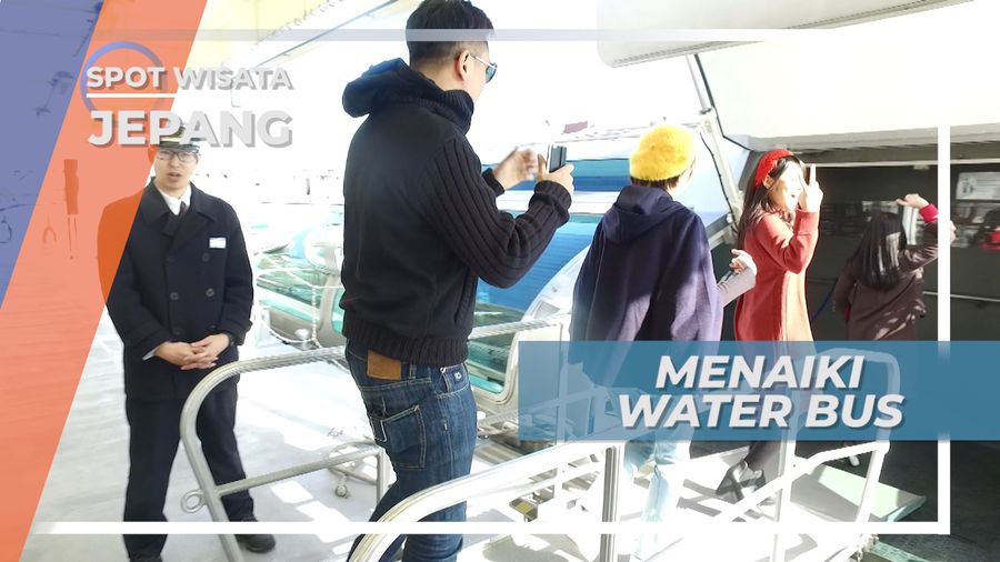Hotaluna Water Bus, Menelusuri Sungai Sumida Jepang Dengan Kapal Bergaya Kapal Ruang Angkasa