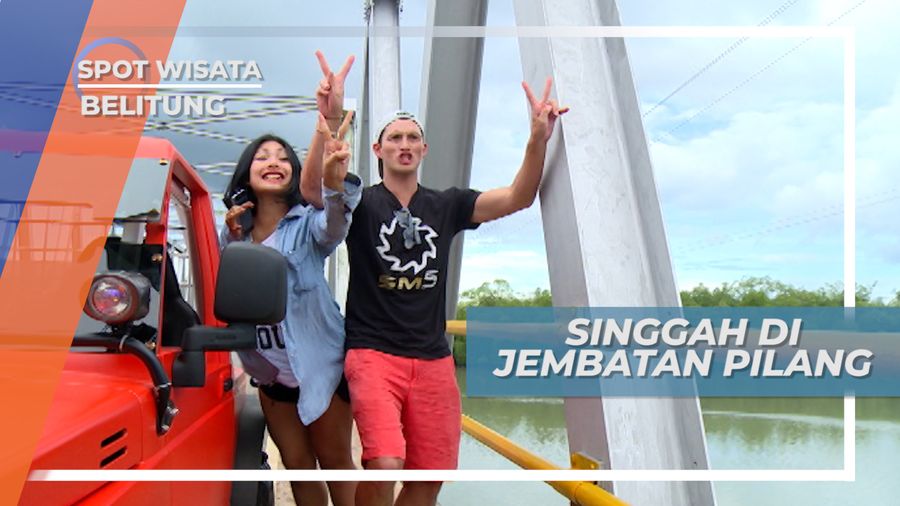 Melihat Pemandangan Laut dari Atas Jembatan Terpanjang di Belitung