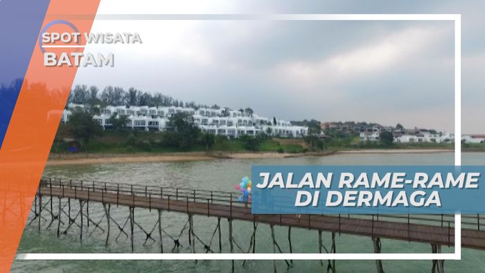 Bergembira di Dermaga Sambau Kecamatan Nongsa Pulau Batam