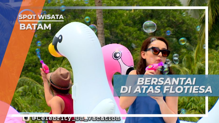 Berenang-Renang Cantik Bersama Teman Baik di Kolam Hotel Pulau Batam