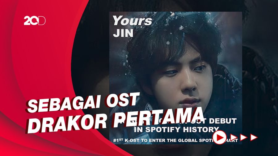 Single Yours Jin BTS Cetak Rekor di Chart Global Spotify