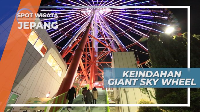 Giant Sky Wheel Odaiba, Indahnya Pemandangan Malam Takyo Jepang