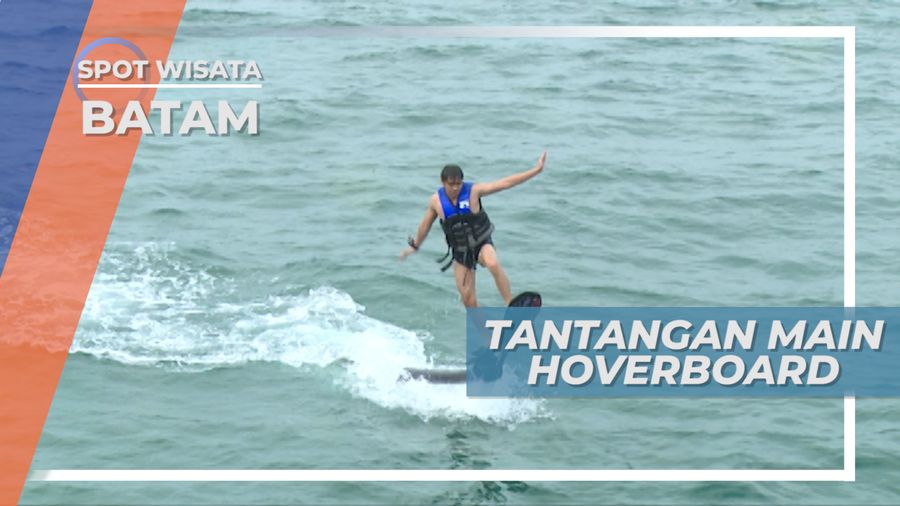 Jatuh Bangun Mencoba Menaklukkan Hoverboard, Batam