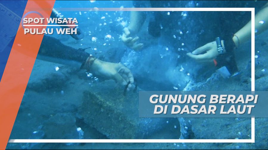 Melihat Keindahan Gunung Berapi di Dasar Laut, Pulau Weh