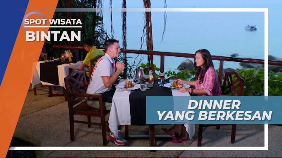 Makan Malam dengan Pemandangan Matahari Terbenam, Bintan