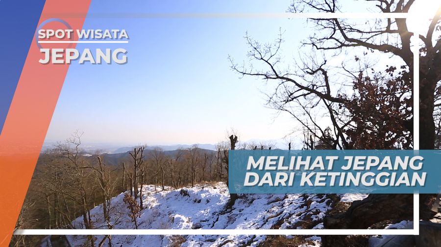 Berselimut Salju, Keindahan Panorama Kota Dari Puncak Gunung Takao Jepang