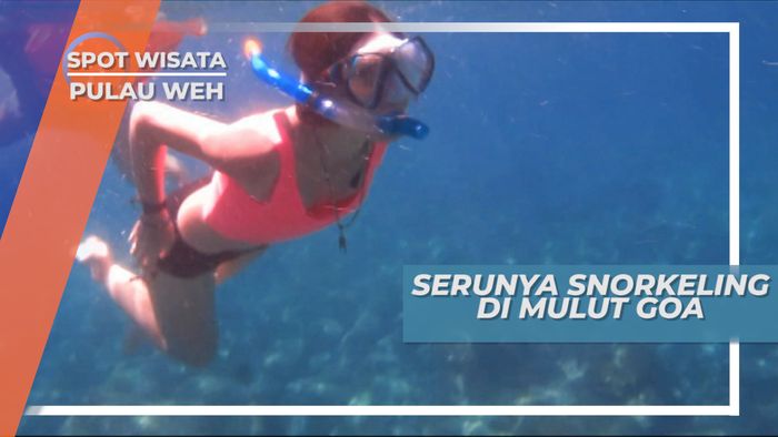 Menyatu Dengan Alam, Snorkeling di Mulut Goa Sarang Pulau Weh, Aceh