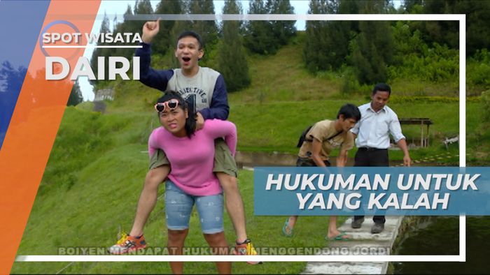 Seru-seruan Setelah Memancing Ikan di Kawasan Taman Simalem, Sidikalang