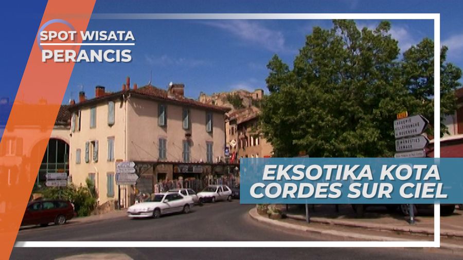 Cordes Sur Ciel, Pedesaan yang Dekat Dengan Langit di Kota Paris, Perancis