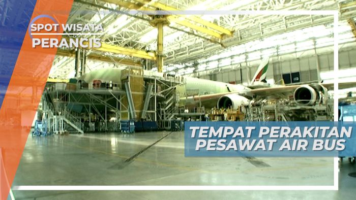 Hanggar Tempat Perakitan Pesawat Airbus, Perancis