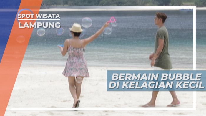 Pesona Pasir Putih Pulau Kelagian Kecil, Lampung
