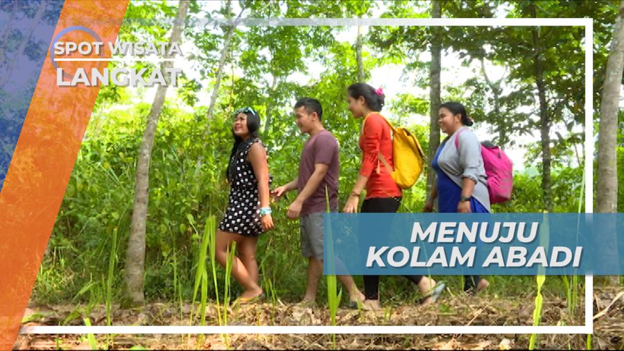 Membelah Hutan, Menyusuri Jalan Setapak Menuju Kolam Abadi, Langkat