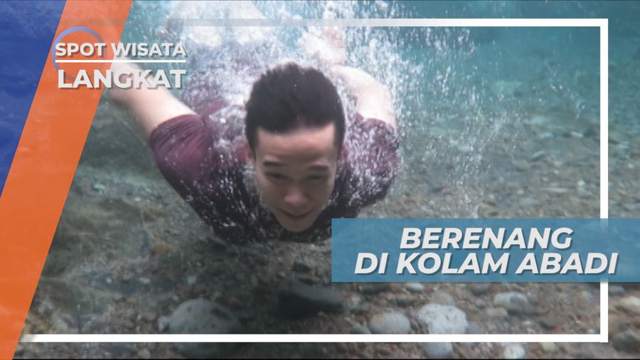 Kolam Abadi, Berenang di Air yang Jernih Bak Kaca, Langkat