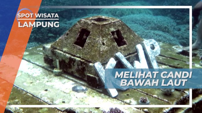 Candi Unik yang Berada di Bawah Laut Pulau Pahawang, Lampung