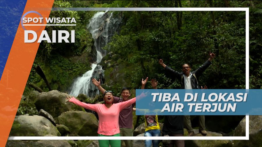 Air Terjun Kembar, Pesona Keindahan Alam yang Tersembunyi di Tengah Hutan, Sidikalang