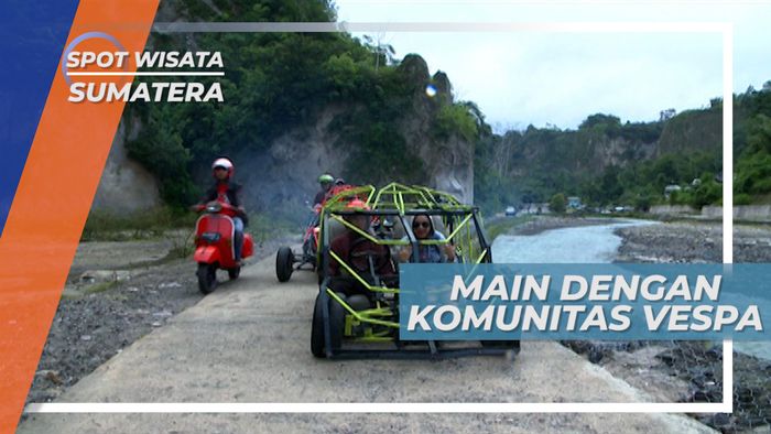 Komunitas Vespa Unik Penjelajah Medan Sulit, Sumatera Barat