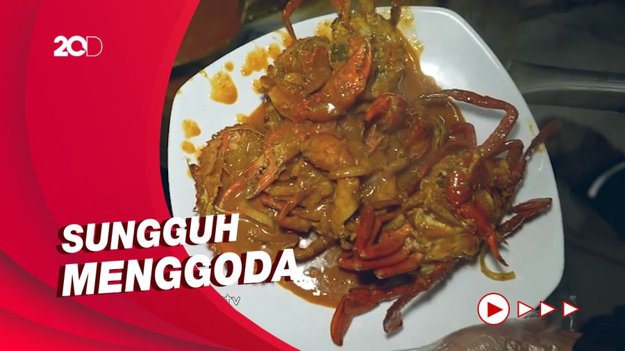 Bikin Laper: Cobain Kepiting Telur Saus Padang di Pasar Sentul