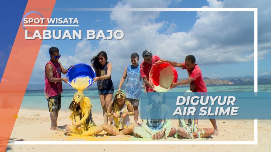 Hukuman Bergembira Akibat Kalah Dalam Lomba Pecah Balon Pulau Kanawa Labuan Bajo