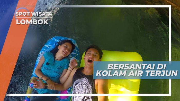 Air Terjun Benang Kelambu, Kolam Tempat Mandi Bidadari di Rinjani, Lombok