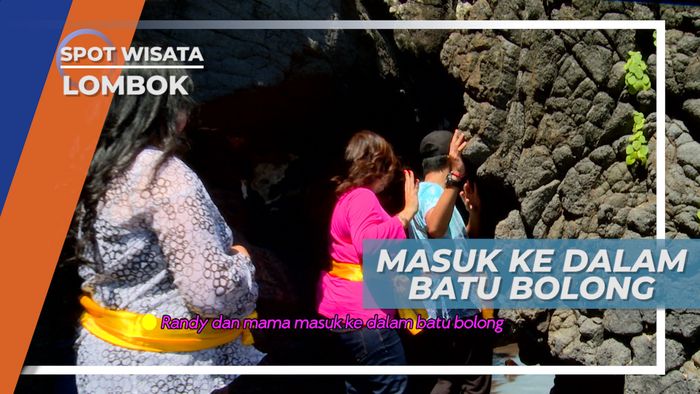 Pura Batu Bolong, Ukiran Alami Ombak Pantai Senggigi yang Mempesona, Lombok