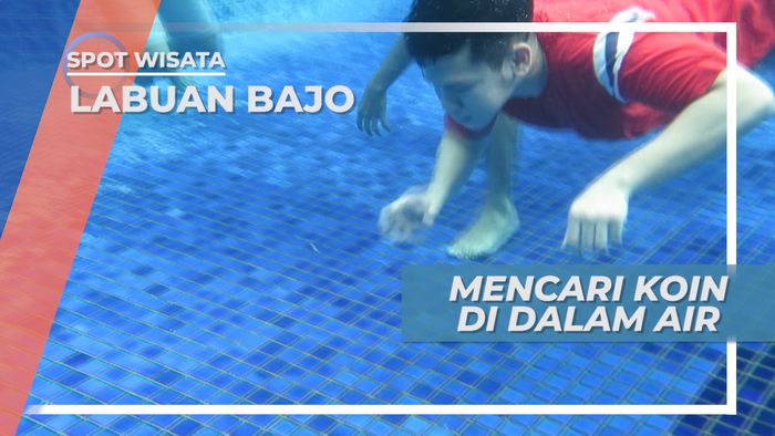 Adu Cepat Menyelam di Kolam Mencari Sekeping Koin, Labuan Bajo