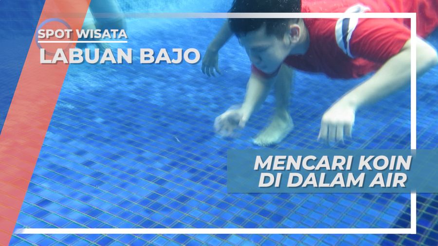 Adu Cepat Menyelam di Kolam Mencari Sekeping Koin, Labuan Bajo