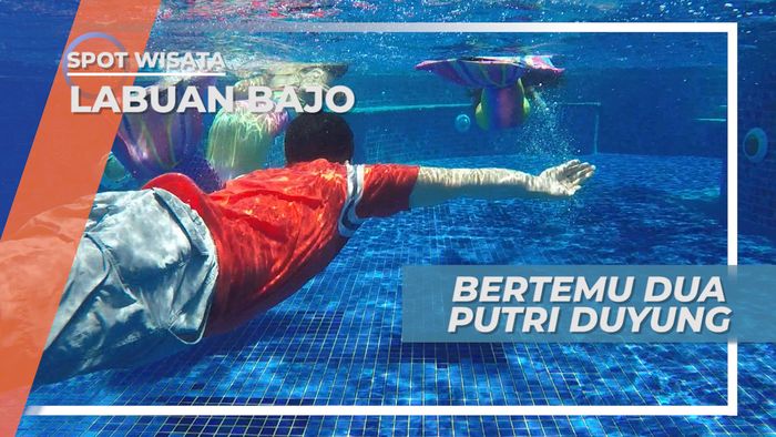 Senangnya Berenang Dengan Dua Putri Duyung Cantik, Labuan Bajo