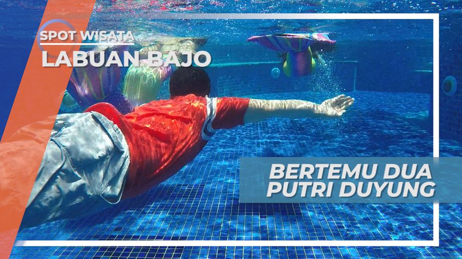 Senangnya Berenang Dengan Dua Putri Duyung Cantik, Labuan Bajo