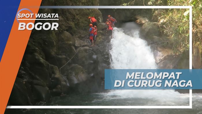 Tes Keberanian, Lompat dari Curug Naga Bogor