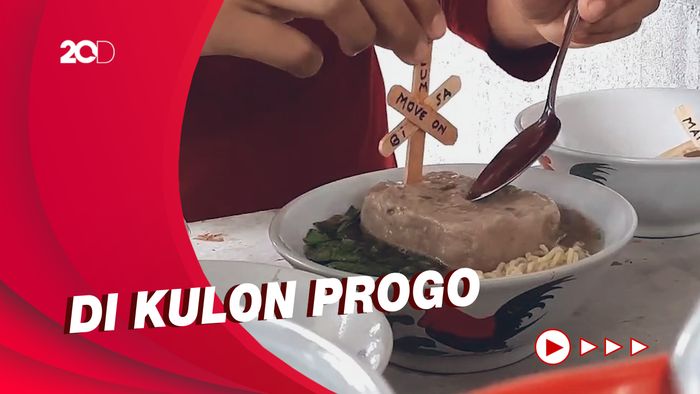 Hiii! Ada Bakso Berbentuk Kuburan dengan Nisan untuk Para Mantan