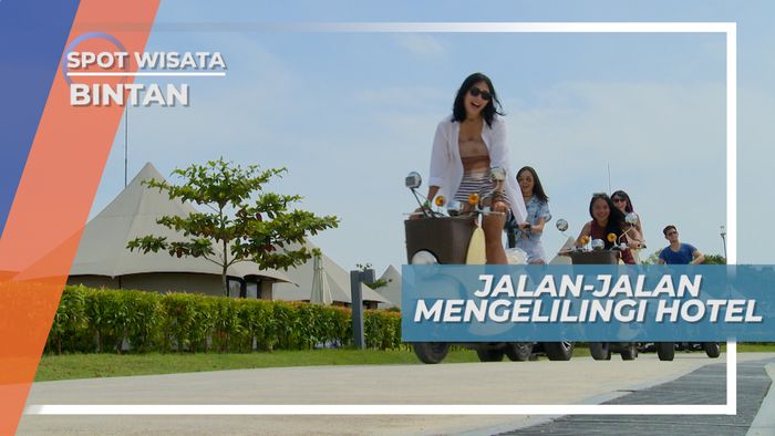 Naik Skuter Listrik Berkeliling Kawasan Wisata Bintan 